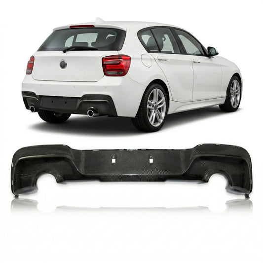 Sport Diffusor Carbon-Optik passend für BMW 1er F20 F21 2011-2019