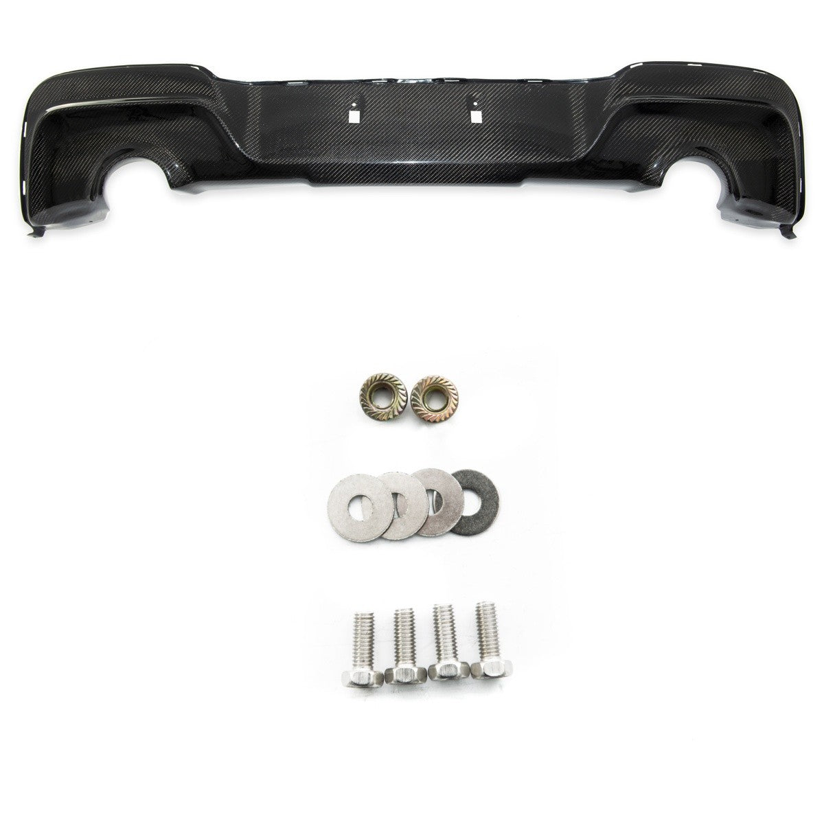 Sport Diffusor Carbon-Optik passend für BMW 1er F20 F21 2011-2019