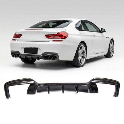 Heckstoßstange Diffusor Carbon-Optik passend für BMW 6er F12 F13 F06 2011-2018