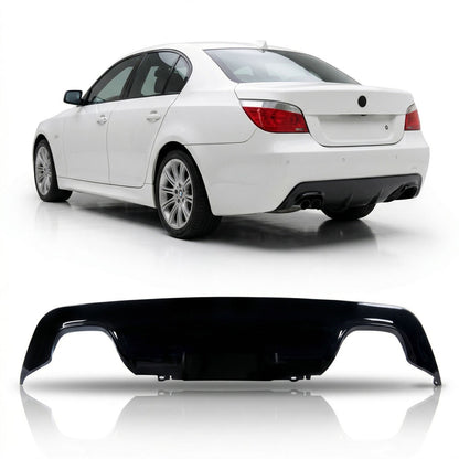 Heckdiffusor Hochglanz Schwarz passend für BMW 5er E60 E61 2003-2010