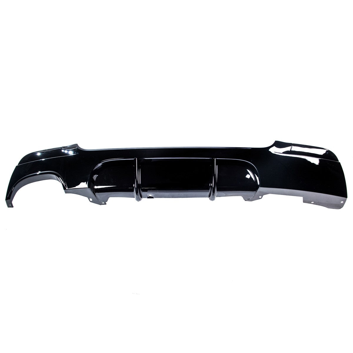 Heck Diffusor Hochglanz Schwarz passend für BMW 3er E92 E93 2006-2013
