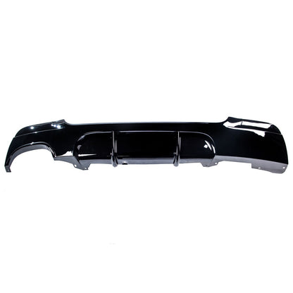 Heck Diffusor Hochglanz Schwarz passend für BMW 3er E92 E93 2006-2013