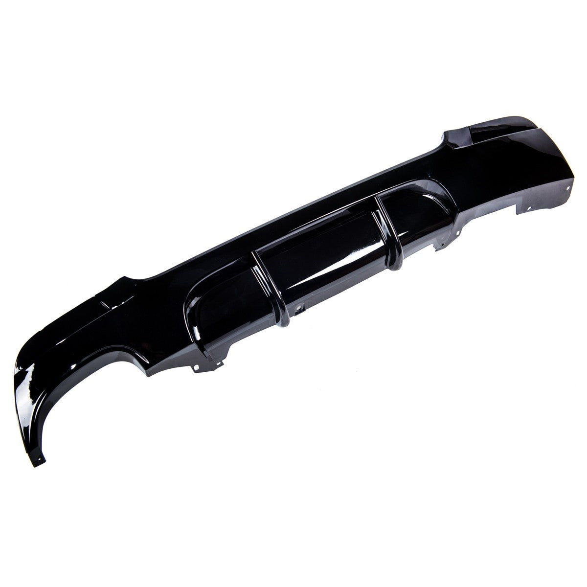 Heck Diffusor Hochglanz Schwarz passend für BMW 3er E92 E93 2006-2013