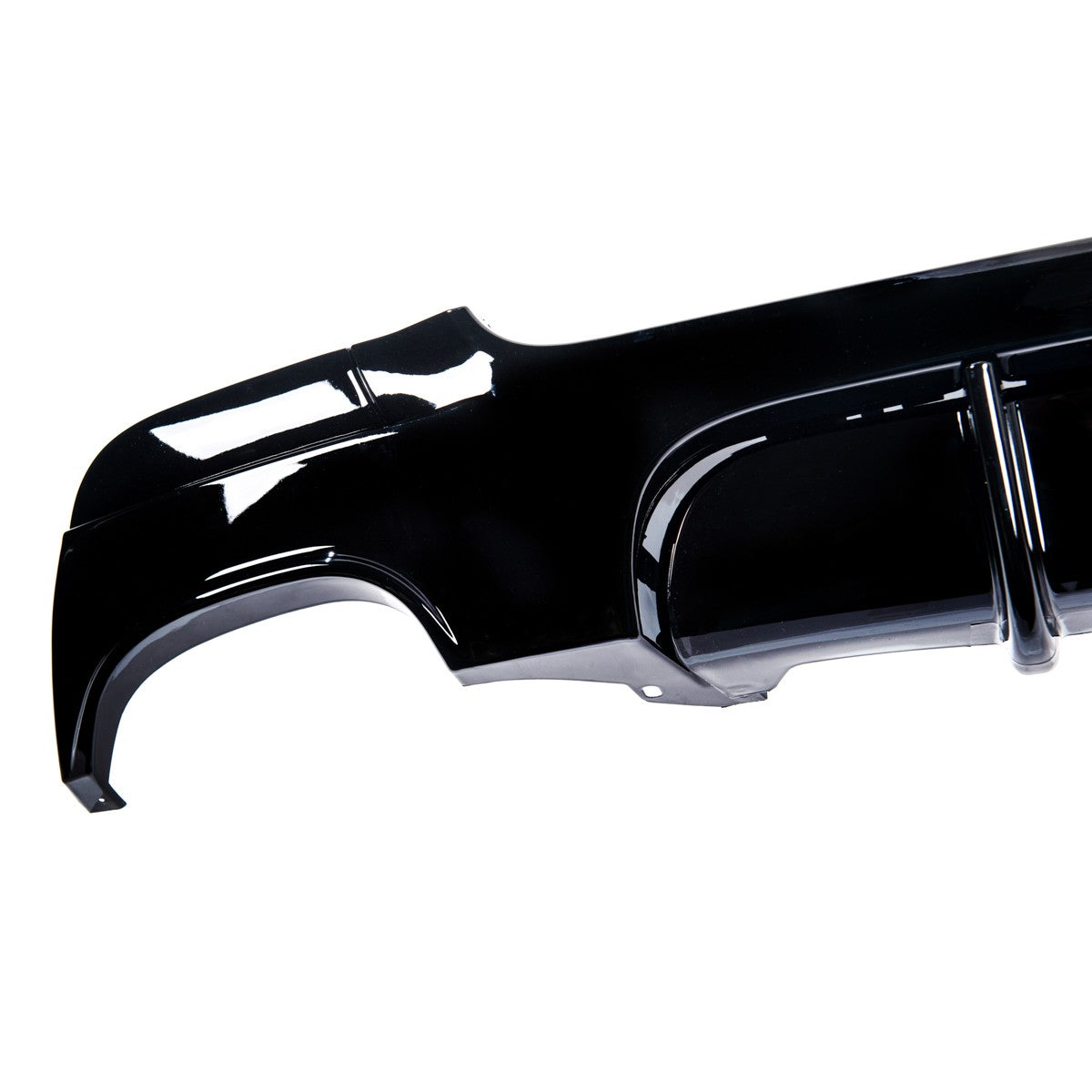 Heck Diffusor Hochglanz Schwarz passend für BMW 3er E92 E93 2006-2013