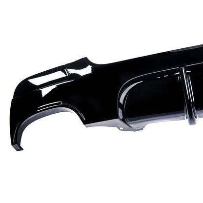 Heck Diffusor Hochglanz Schwarz passend für BMW 3er E92 E93 2006-2013