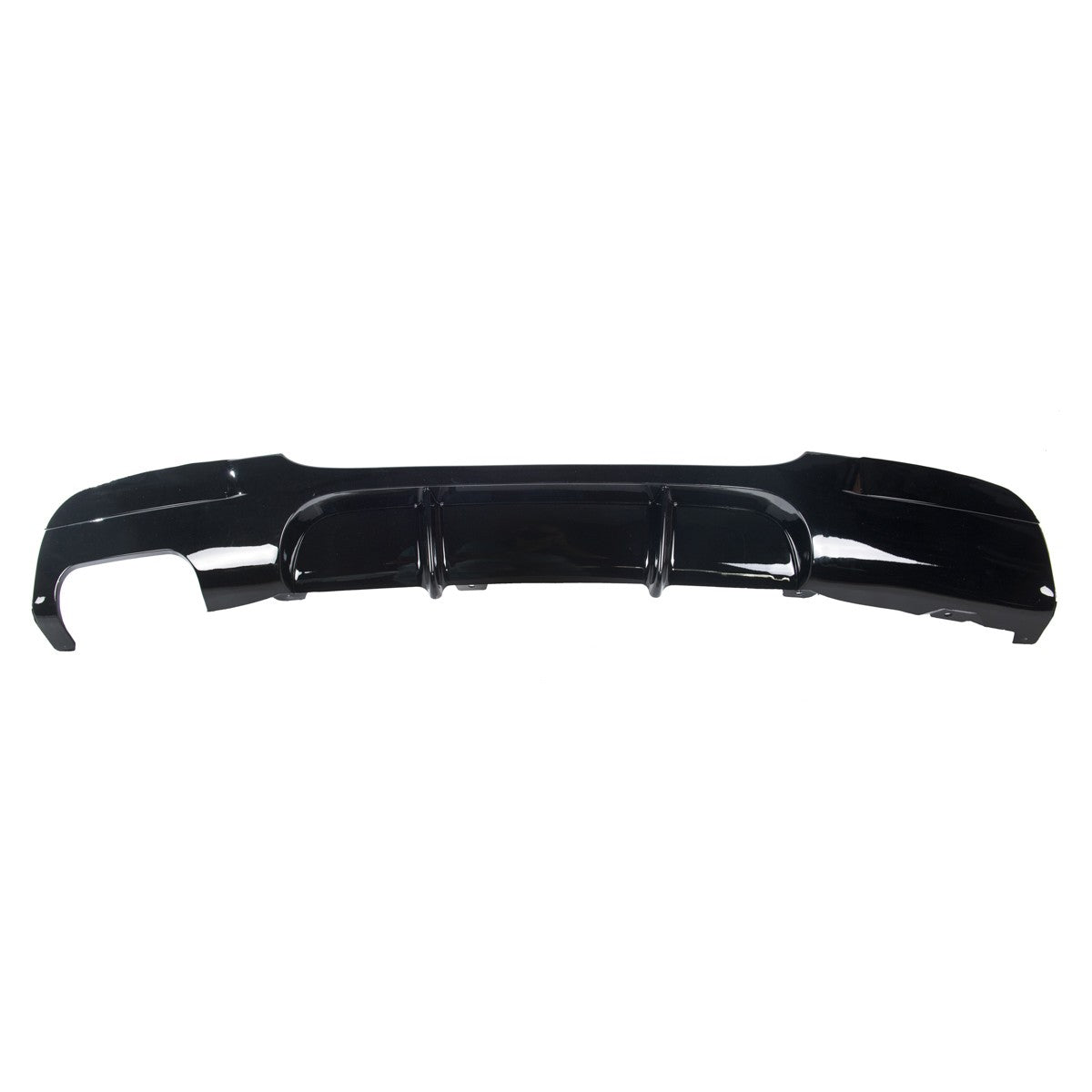 Heckstoßstange Diffusor Hochglanz Schwarz passend für BMW 3er E90 E91 2005-2011
