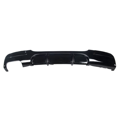Heckstoßstange Diffusor Hochglanz Schwarz passend für BMW 3er E90 E91 2005-2011