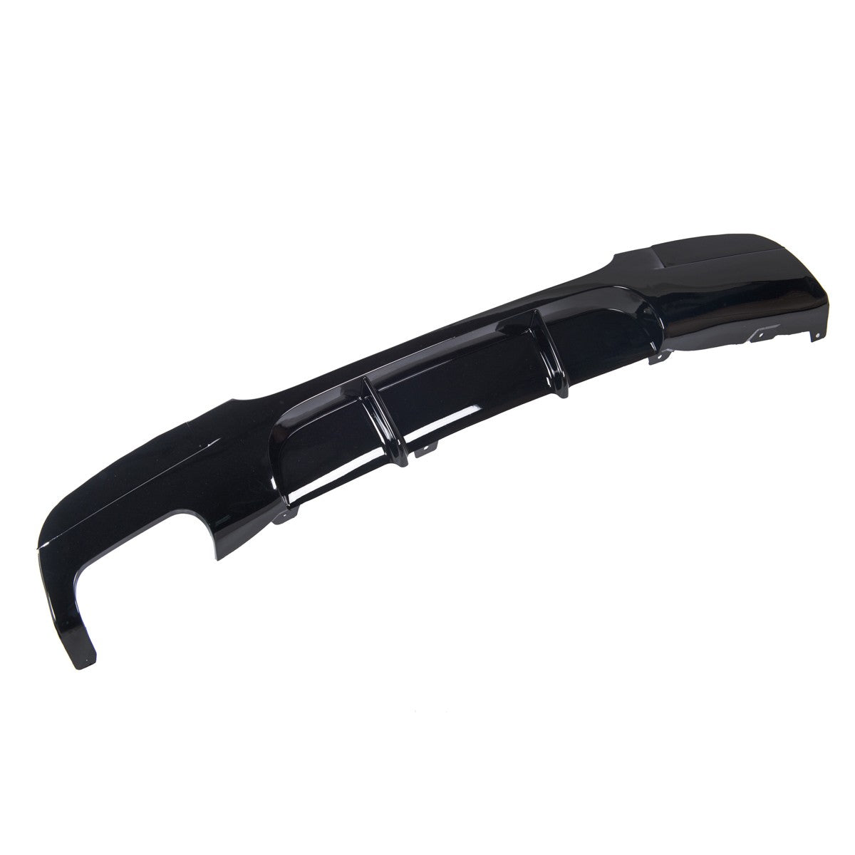 Heckstoßstange Diffusor Hochglanz Schwarz passend für BMW 3er E90 E91 2005-2011