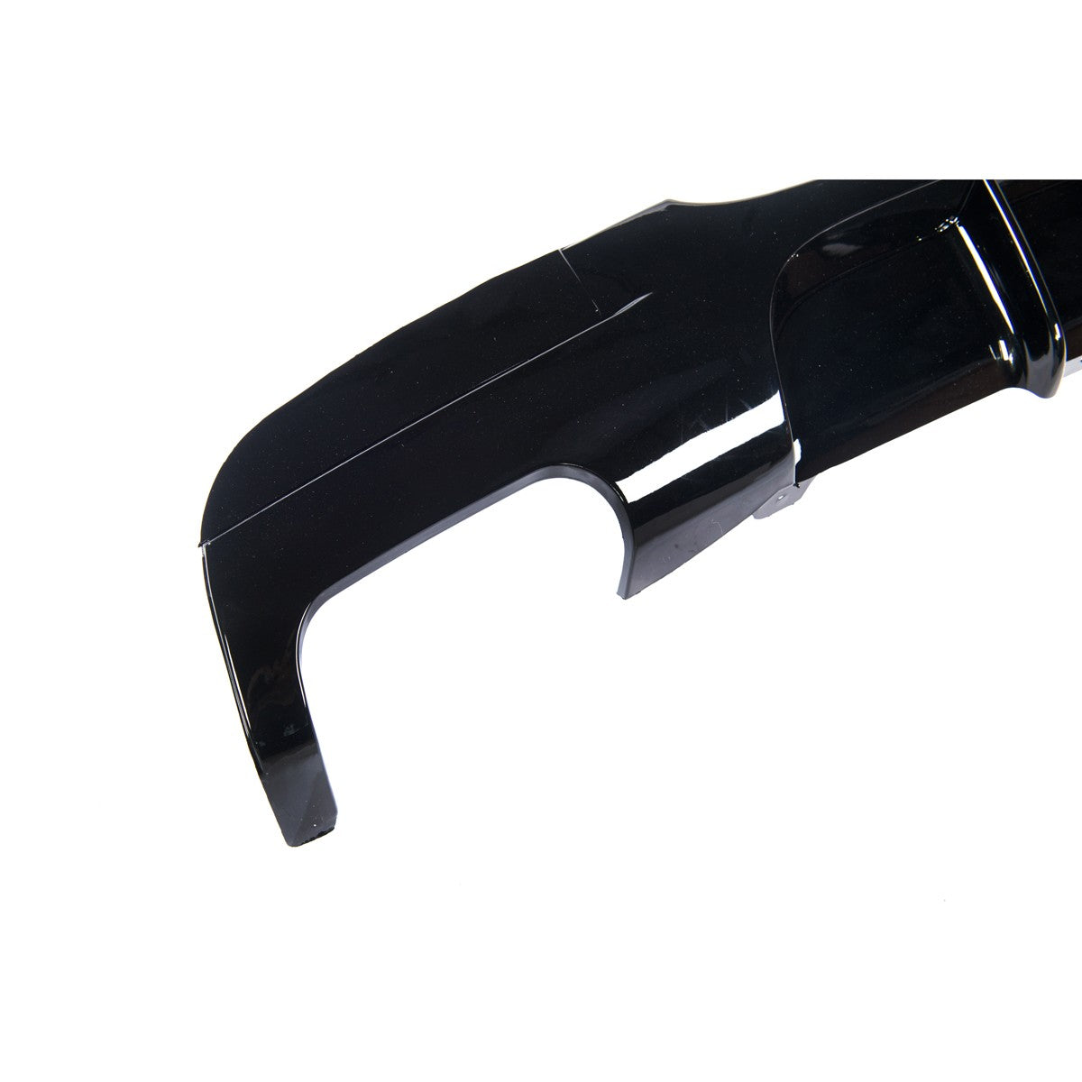 Heckstoßstange Diffusor Hochglanz Schwarz passend für BMW 3er E90 E91 2005-2011