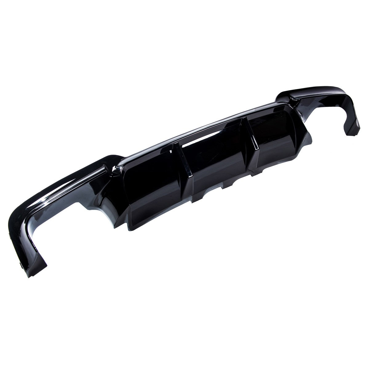 Heckdiffusor Hochglanz Schwarz passend für BMW 5er F10 F11 2009-2016