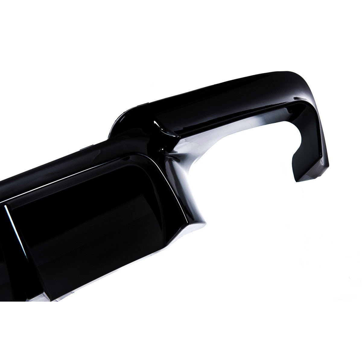 Heckdiffusor Hochglanz Schwarz passend für BMW 5er F10 F11 2009-2016