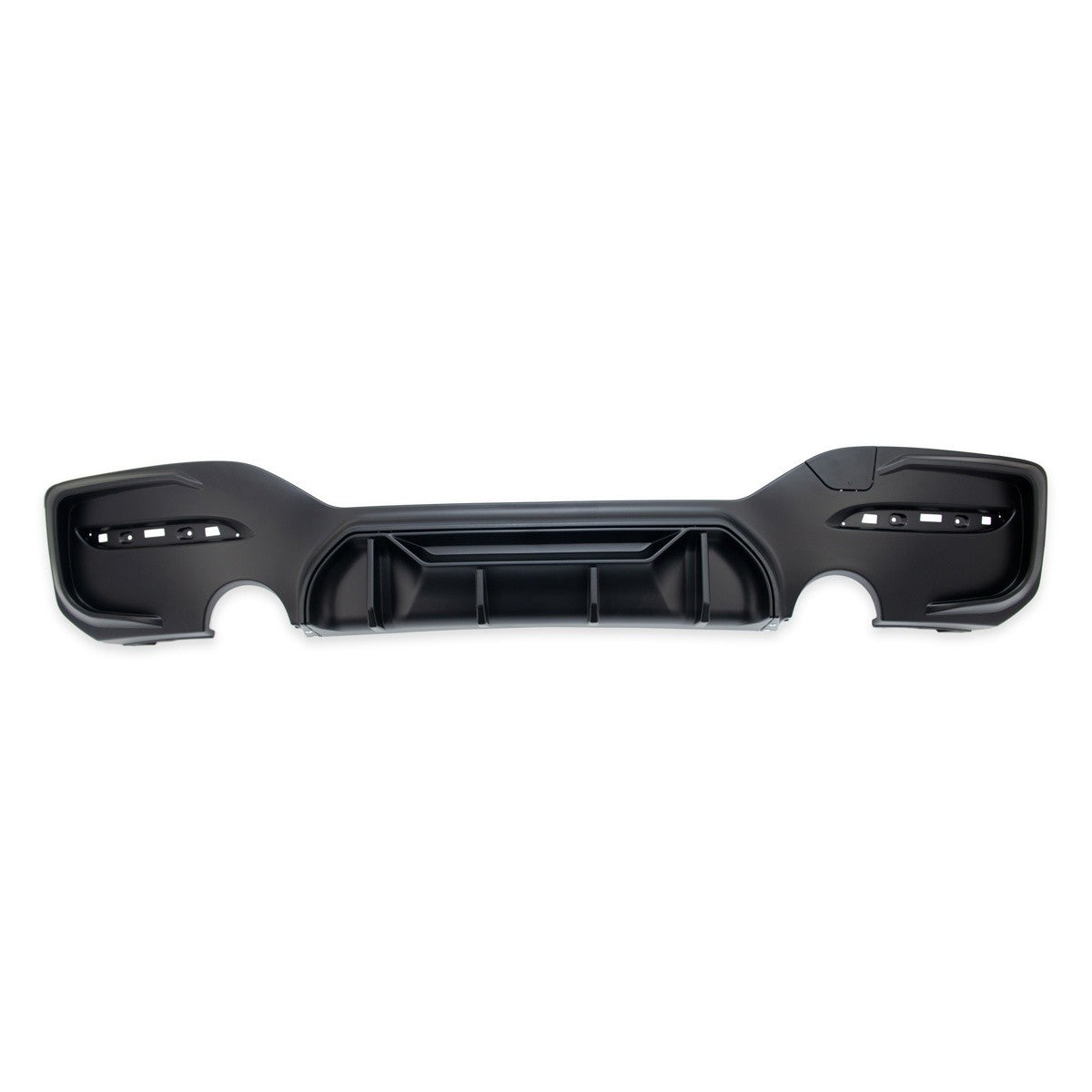 Sport Heckstoßstange Diffusor Matt Schwarz passend für BMW 1er (F20 F21) 2015-2019
