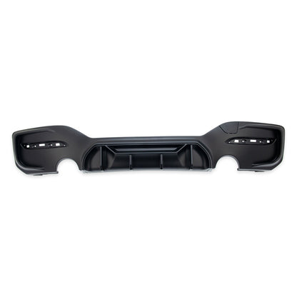 Sport Heckstoßstange Diffusor Matt Schwarz passend für BMW 1er (F20 F21) 2015-2019