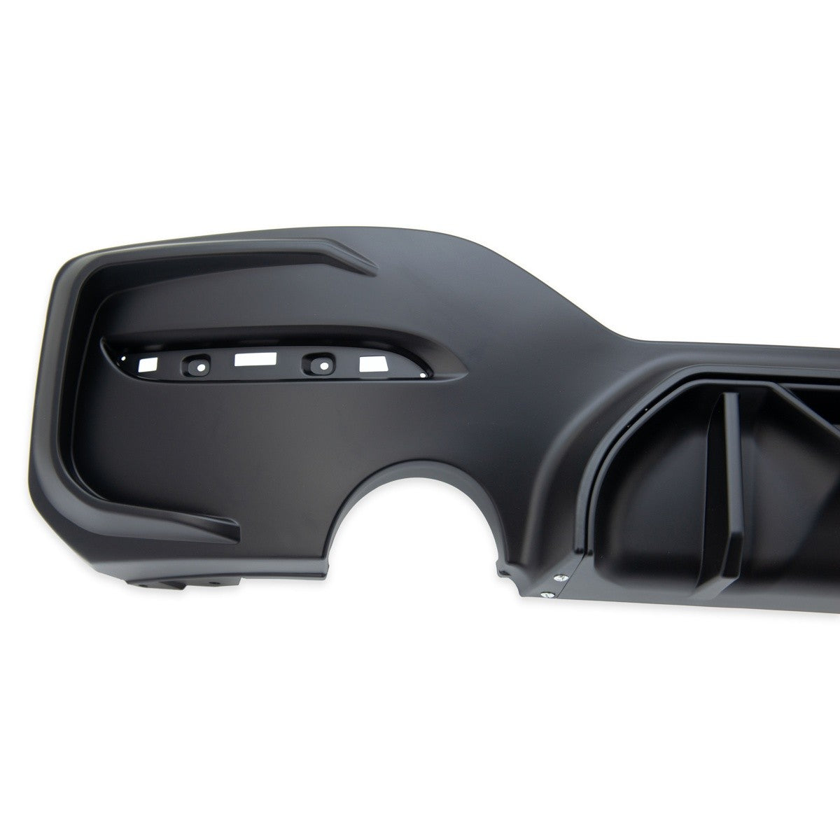 Sport Heckstoßstange Diffusor Matt Schwarz passend für BMW 1er (F20 F21) 2015-2019