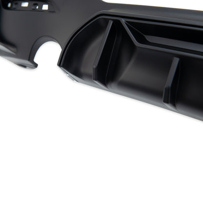 Sport Heckstoßstange Diffusor Matt Schwarz passend für BMW 1er (F20 F21) 2015-2019
