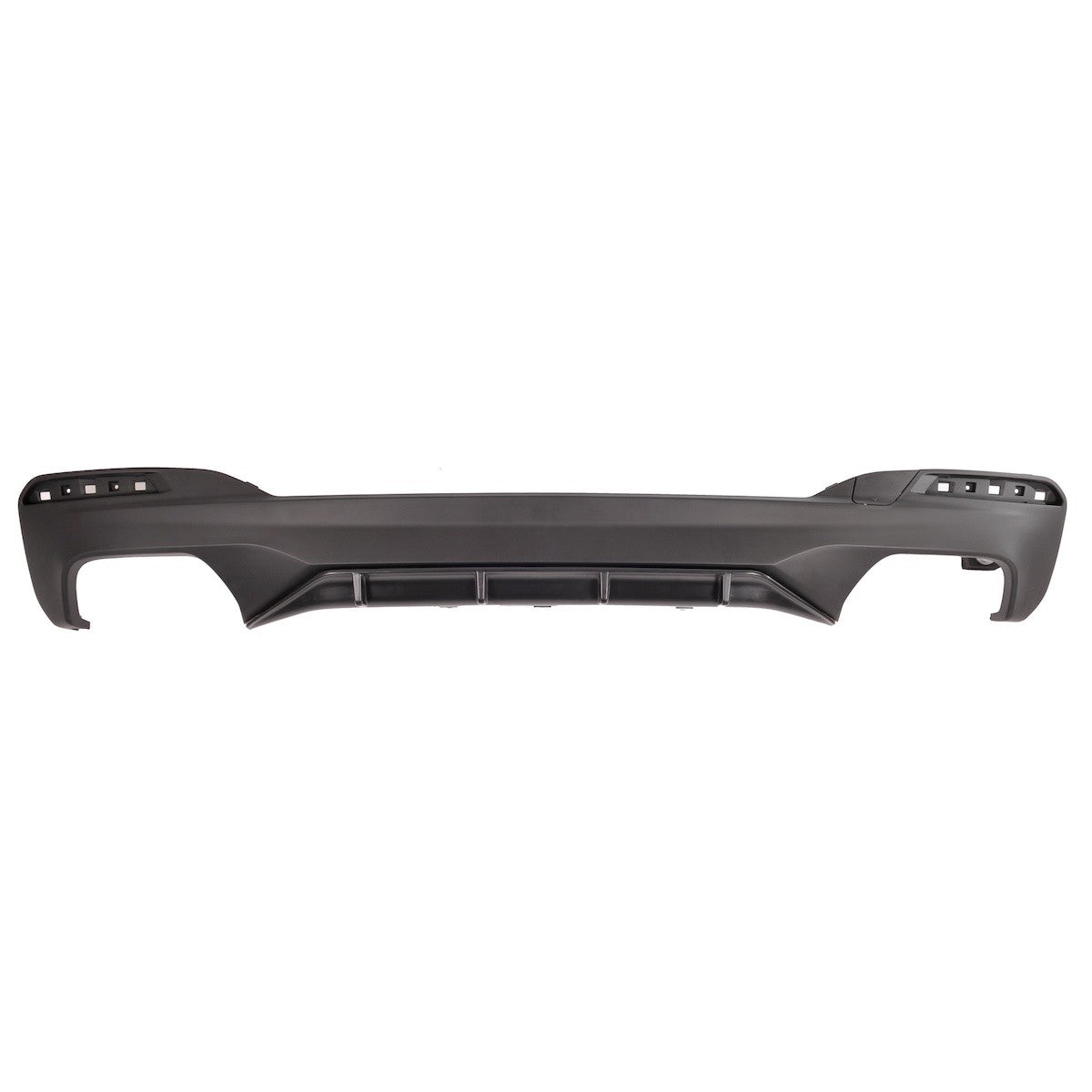 Heckstoßstange Diffusor Matt Schwarz passend für BMW 5er G30 G31 2016-2020