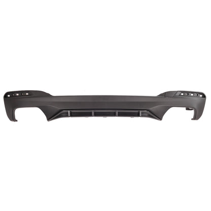 Heckstoßstange Diffusor Matt Schwarz passend für BMW 5er G30 G31 2016-2020
