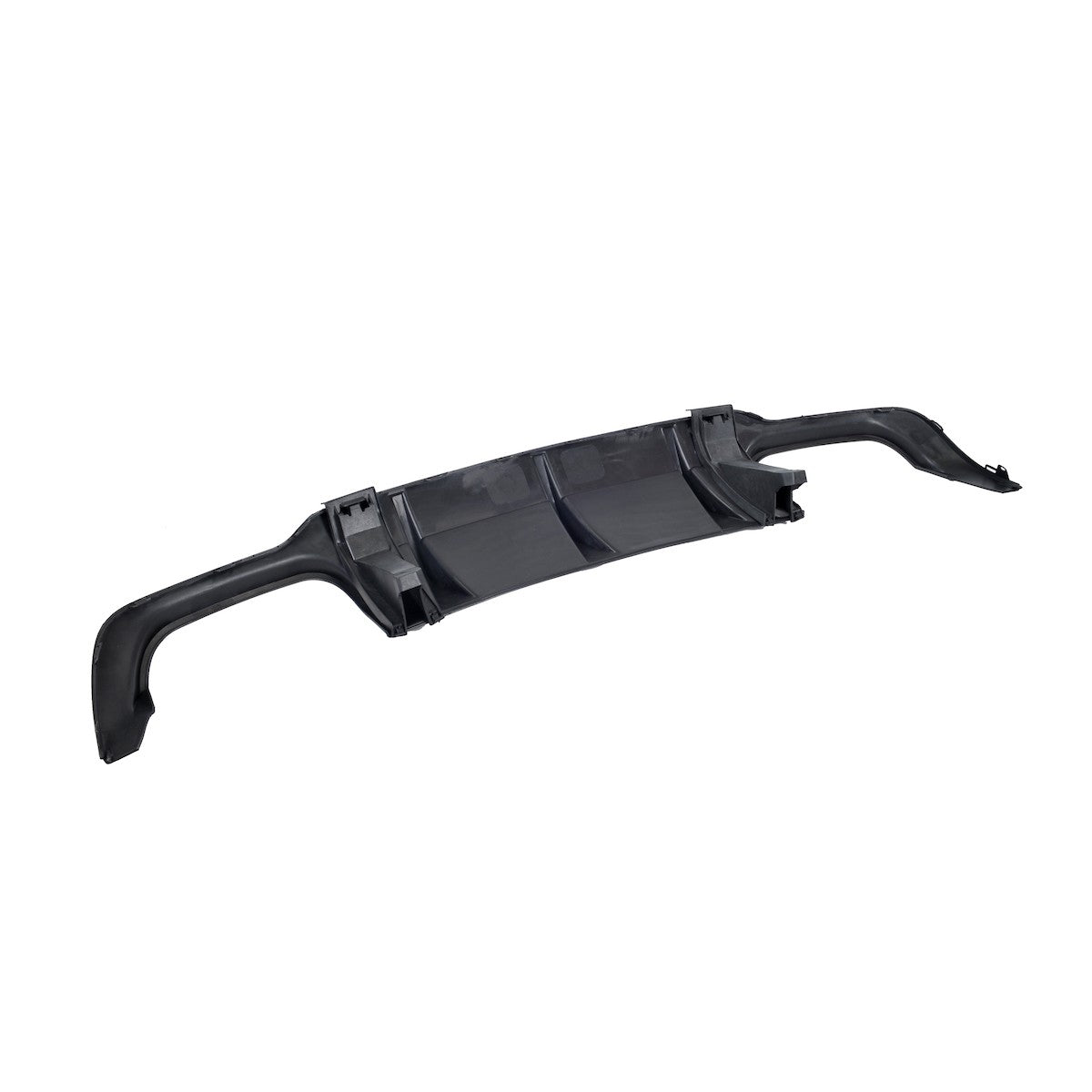Heckstoßstange Diffusor Schwarz Dual Auspuff passend für Mercedes C-Klasse W204 2011-2015