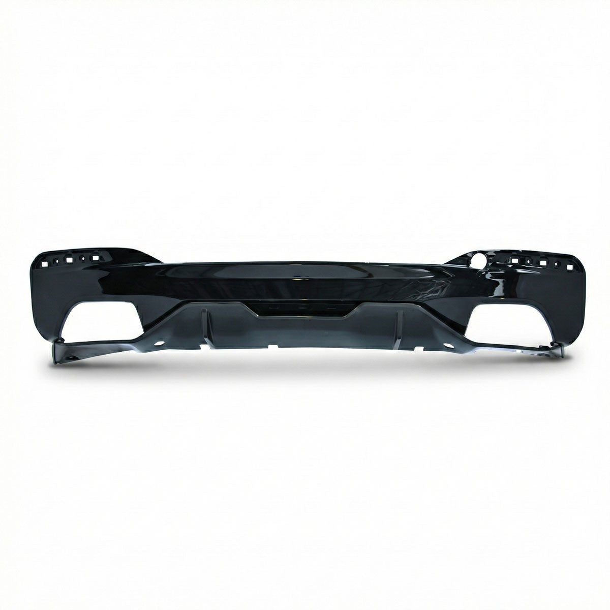 Heckstoßstange Diffusor Hochglanz Schwarz & Carbon-Optik passend für BMW 5er G30 G31 17-20