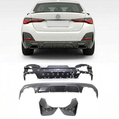 Sport Heckdiffusor Carbon-Optik passend für BMW 4 Gran Coupe (G26) 2021-heute
