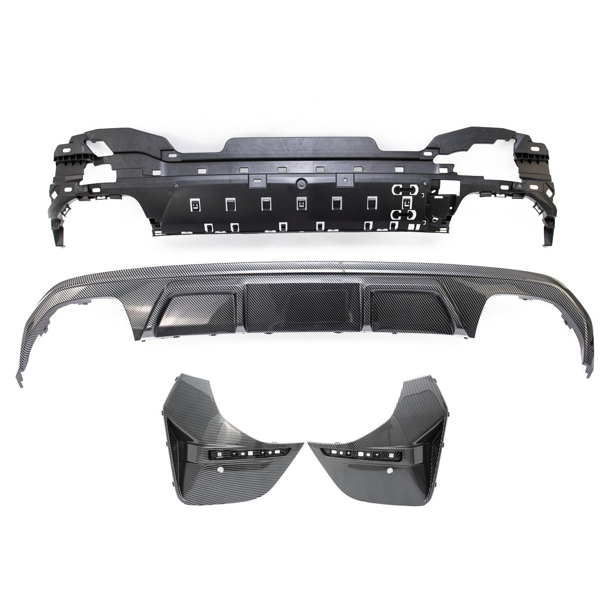 Sport Heckdiffusor Carbon-Optik passend für BMW 4 Gran Coupe (G26) 2021-heute