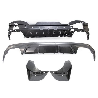 Sport Heckdiffusor Carbon-Optik passend für BMW 4 Gran Coupe (G26) 2021-heute