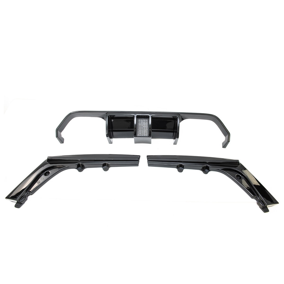 Heckdiffusor Hochglanz Schwarz mit Licht passend für BMW M3 F80 M4 F82 F83 13-20