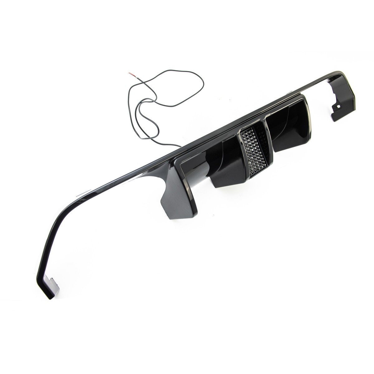 Heckdiffusor Hochglanz Schwarz mit Licht passend für BMW M3 F80 M4 F82 F83 13-20