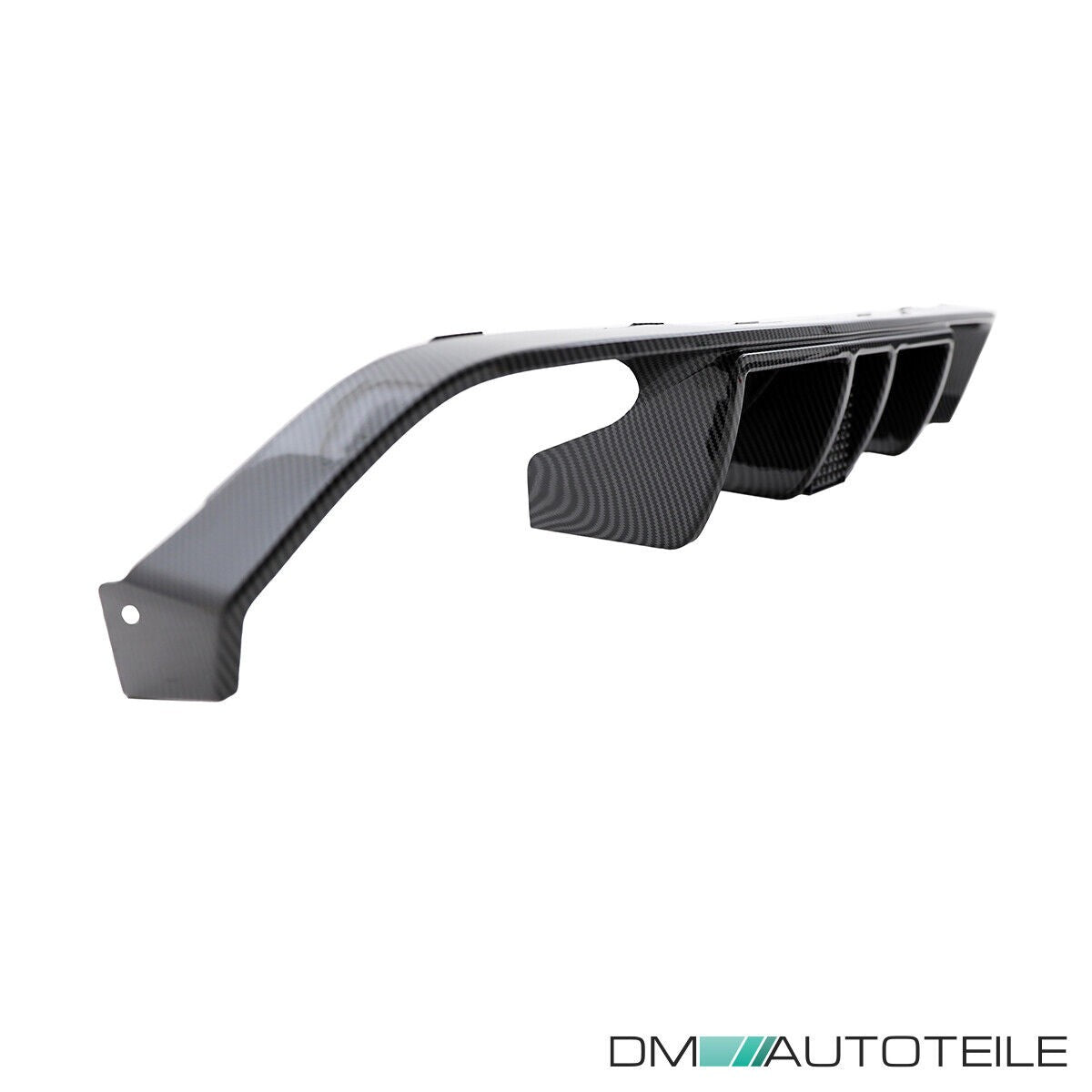 Sport Heckdiffusor Carbon-Optik mit Licht passend für BMW M3 M4 2013-2020