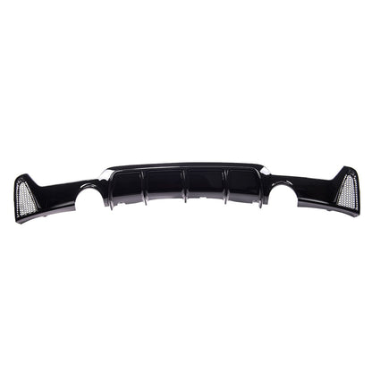 Heckstoßstange Diffusor Hochglanz Schwarz passend für BMW 4er F32 F33 F36 2013-2020