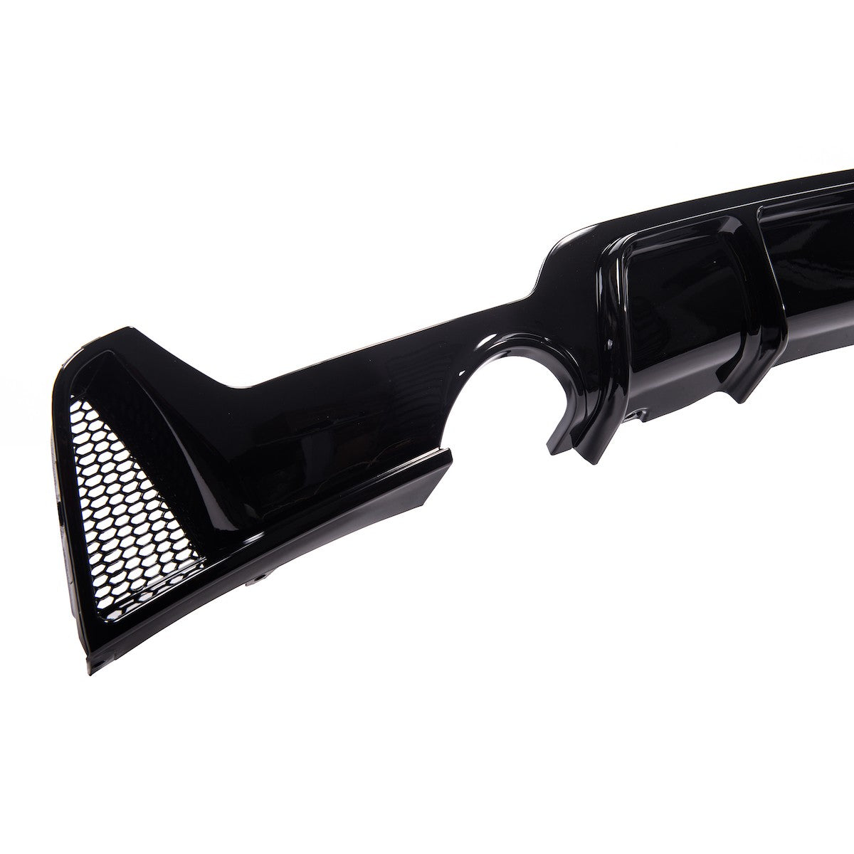 Heckstoßstange Diffusor Hochglanz Schwarz passend für BMW 4er F32 F33 F36 2013-2020