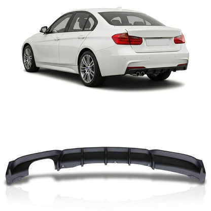 Heckstoßstange Diffusor Matt Schwarz passend für BMW 3er F30 F31 2011-2018