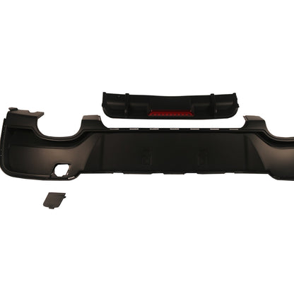 Heckstoßstange Diffusor Matt Schwarz passend für BMW 1er F20 F21 2011-2015
