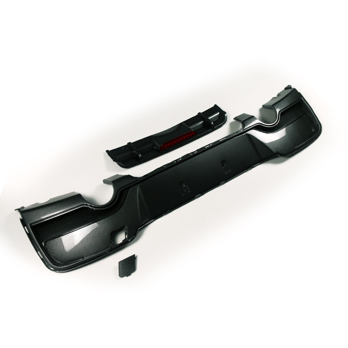 Heckdiffusor Carbon-Optik + LED passend für BMW 1er F20 F21 2011-2015