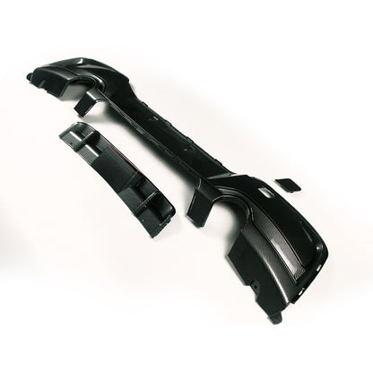 Heckdiffusor Carbon-Optik + LED passend für BMW 1er F20 F21 2011-2015