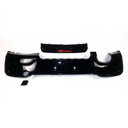 Heckdiffusor Hochglanz Schwarz + LED passend für BMW 1er F20 F21 2011-2015