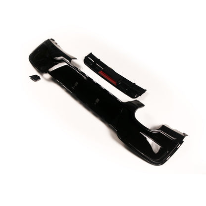 Heckdiffusor Hochglanz Schwarz + LED passend für BMW 1er F20 F21 2011-2015