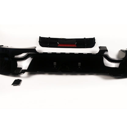 Heckdiffusor Hochglanz Schwarz + LED passend für BMW 1er F20 F21 2011-2015