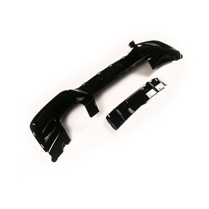 Heckdiffusor Hochglanz Schwarz + LED passend für BMW 1er F20 F21 2011-2015