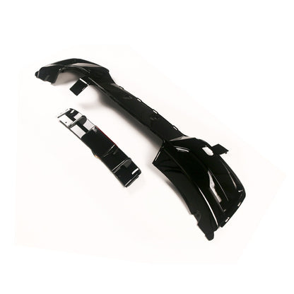 Heckdiffusor Hochglanz Schwarz + LED passend für BMW 1er F20 F21 2011-2015