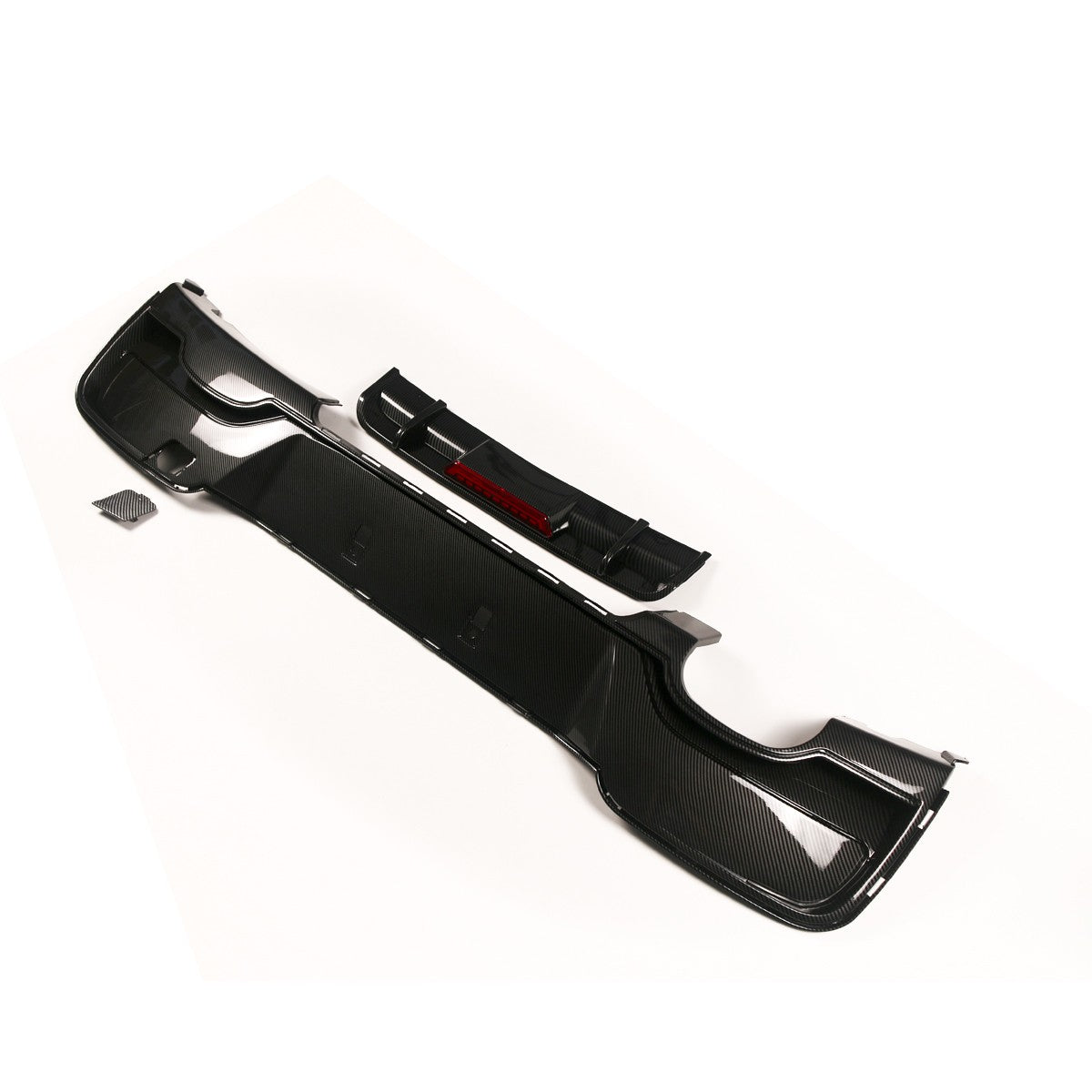 Heckdiffusor Carbon-Optik + LED passend für BMW 1er F20 F21 2011-2015