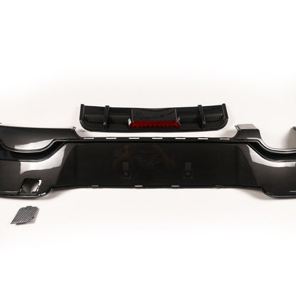 Heckdiffusor Carbon-Optik + LED passend für BMW 1er F20 F21 2011-2015