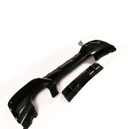 Heckdiffusor Carbon-Optik + LED passend für BMW 1er F20 F21 2011-2015