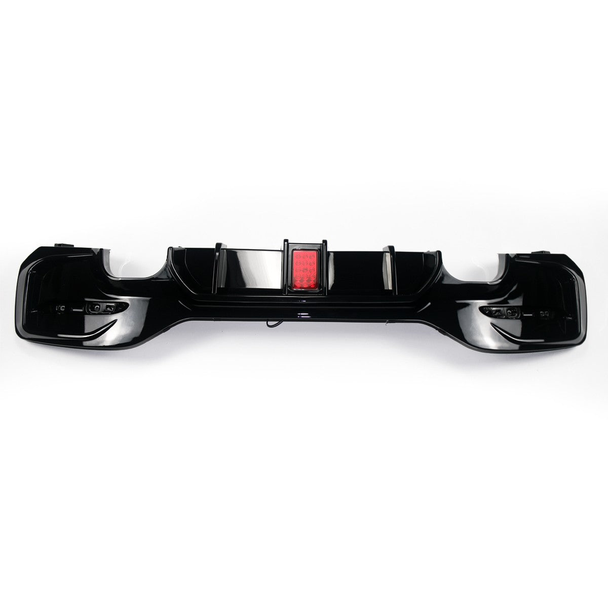 Hochglanz Schwarz LED Heckdiffusor passend für BMW 1er F20 F21 2015-2019