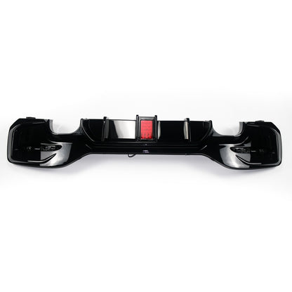 Hochglanz Schwarz LED Heckdiffusor passend für BMW 1er F20 F21 2015-2019