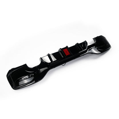 Hochglanz Schwarz LED Heckdiffusor passend für BMW 1er F20 F21 2015-2019