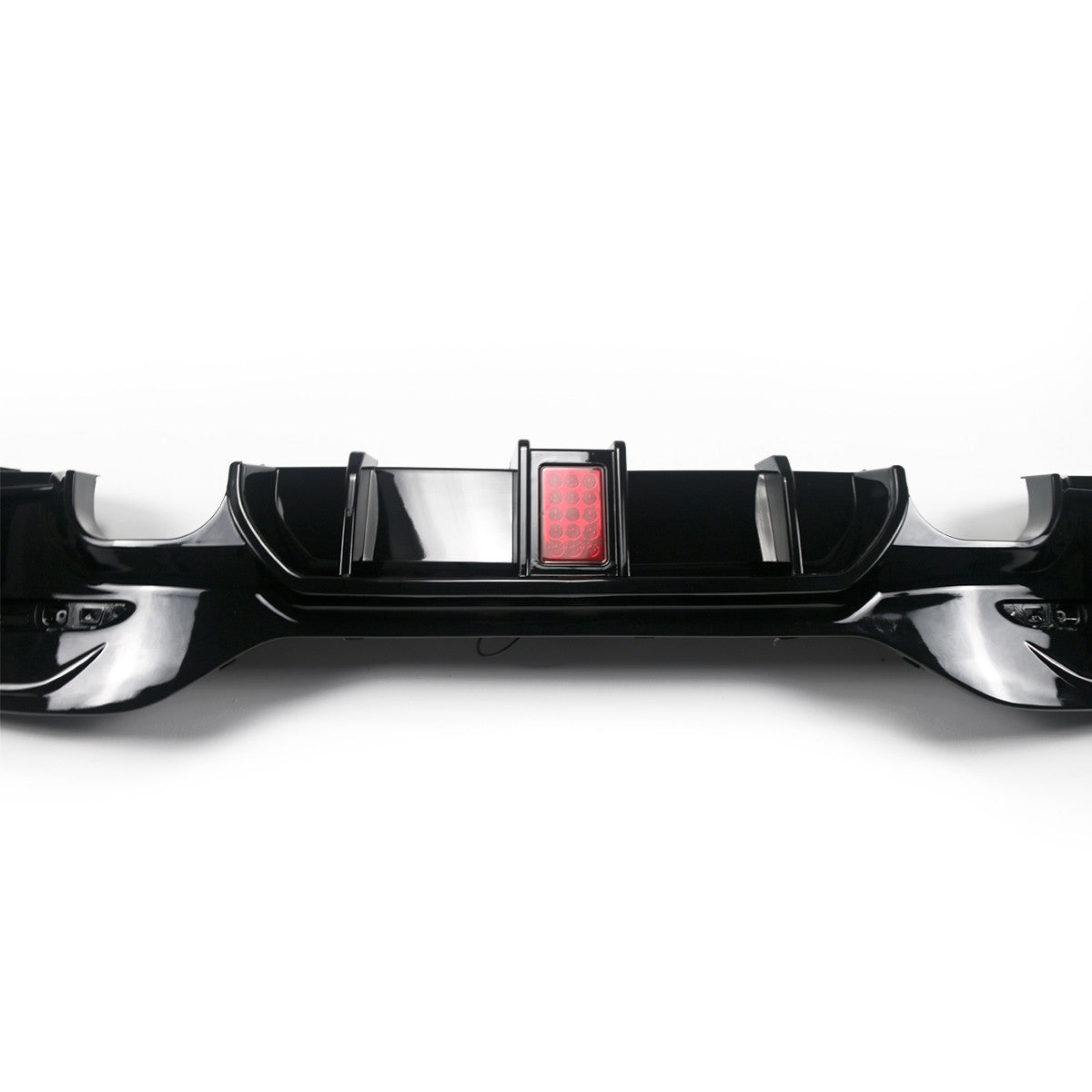 Hochglanz Schwarz LED Heckdiffusor passend für BMW 1er F20 F21 2015-2019