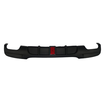 Heckstoßstange Diffusor Matt Schwarz LED passend für BMW 3er E90 E91 2005-2011
