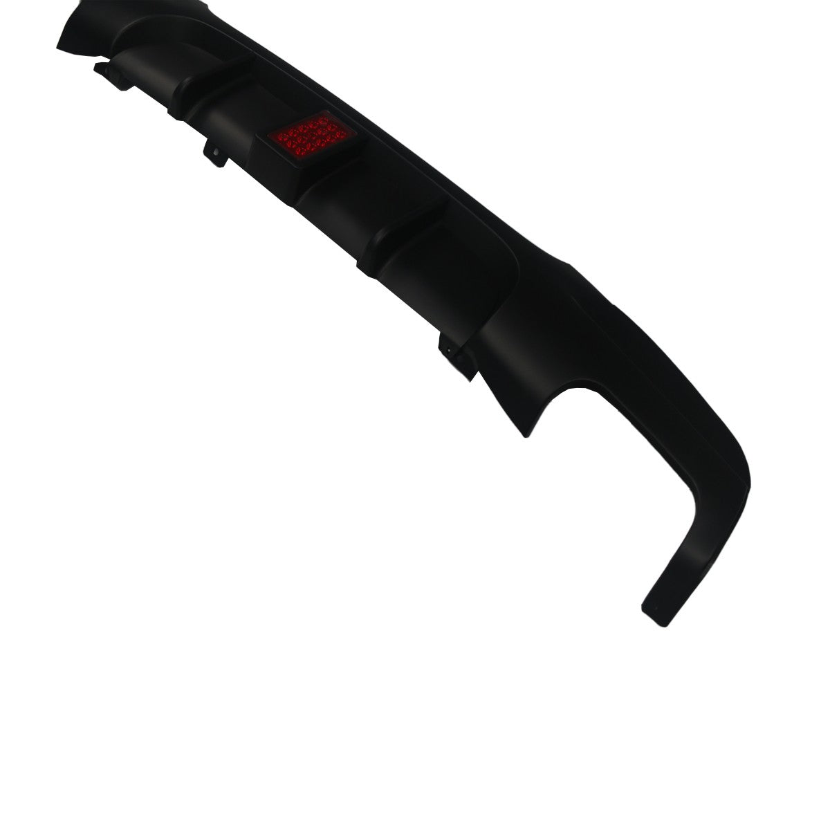Heckstoßstange Diffusor Matt Schwarz LED passend für BMW 3er E90 E91 2005-2011