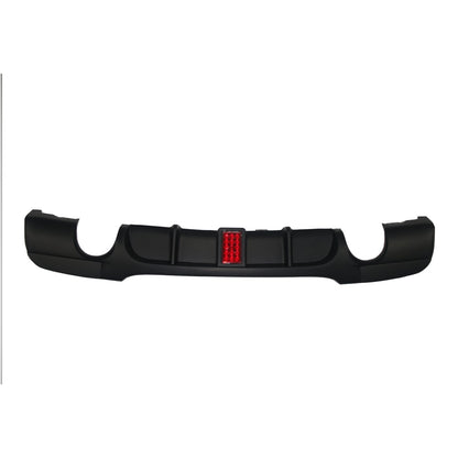 Heckstoßstange Diffusor Matt Schwarz LED passend für BMW 3er E90 E91 2005-2011